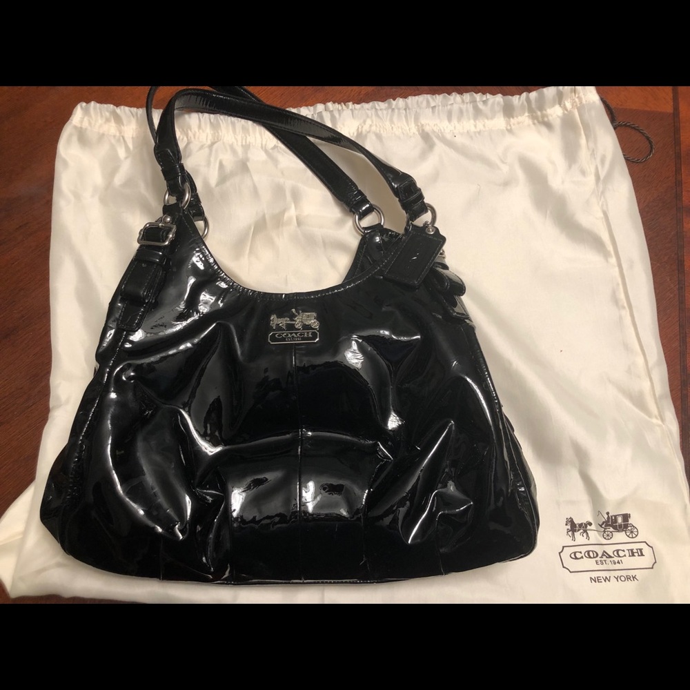 Coach patent leather bag